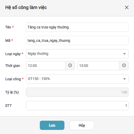 Ca lam viec - Ca lam viec - He so cong lam viec - Form them.png